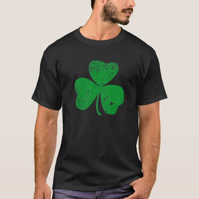 Roligt "St patrick's day" Lucky Shamrock Tees for  T Shirt (Framsida)
