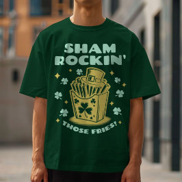 Roligt St. Patrick's Day Shamrockin. T Shirt