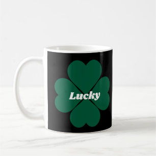 Roligt St. Pattys Shamrocks grönt klöver Kaffemugg
