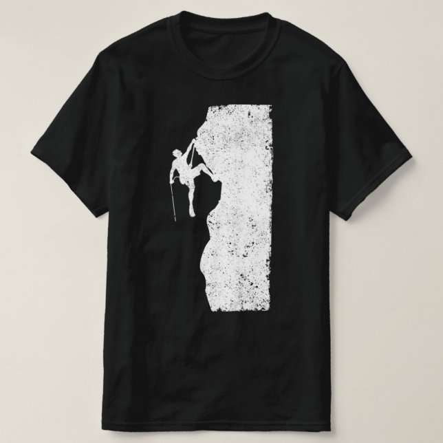 Roligt Sten klätterbergsberg Klipp-Moun T Shirt (Design framsida)