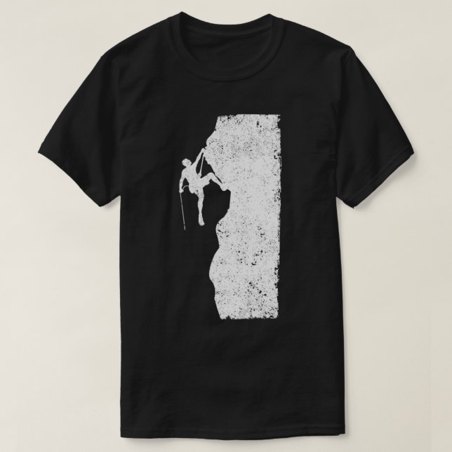 Roligt Sten klätterbergsberg Klipp-Moun T Shirt (Design framsida)
