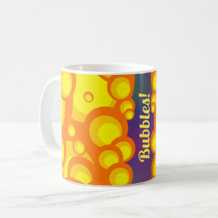 Roligt Stil Bubbles Kaffemugg