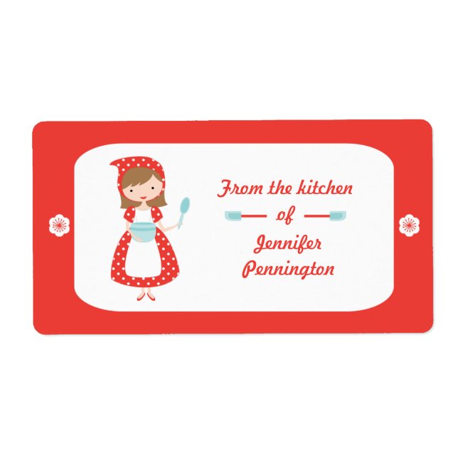 Roligt-stil-livsmedel från märkesköket fraktsedel (Framsidan)