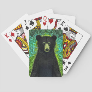 Roligt Storybook Little Black Bear Casinokort
