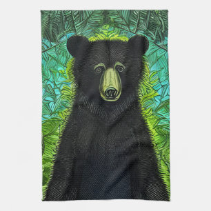 Roligt Storybook Little Black Bear Kökshandduk