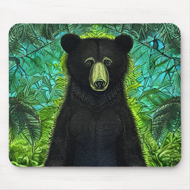 Roligt Storybook Little Black Bear Musmatta (Framsidan)