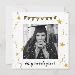 roligt studenten grattis fotostjärnor kort