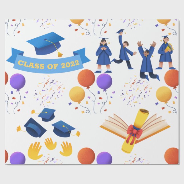Roligt Studenten Presentpapper (Platt)