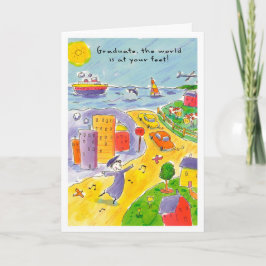 Roligt studentenkort, format: Standart (5" x 7") Kort