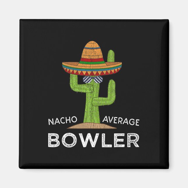 Roligt Superskoj Bowlareare Joke Humor Funny Bowli Magnet (Framsidan)