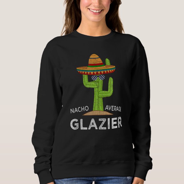 Roligt Superskoj Glazing Worker Meme Say Glazier T Shirt (Framsida)