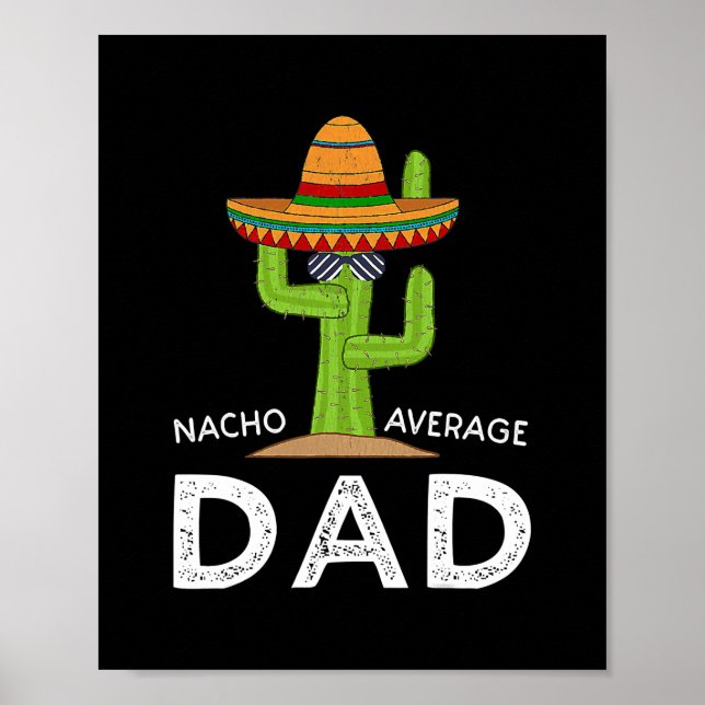 Roligt Superskoj Pappa Joke Gifts Funny Memay Poster (Framsidan)