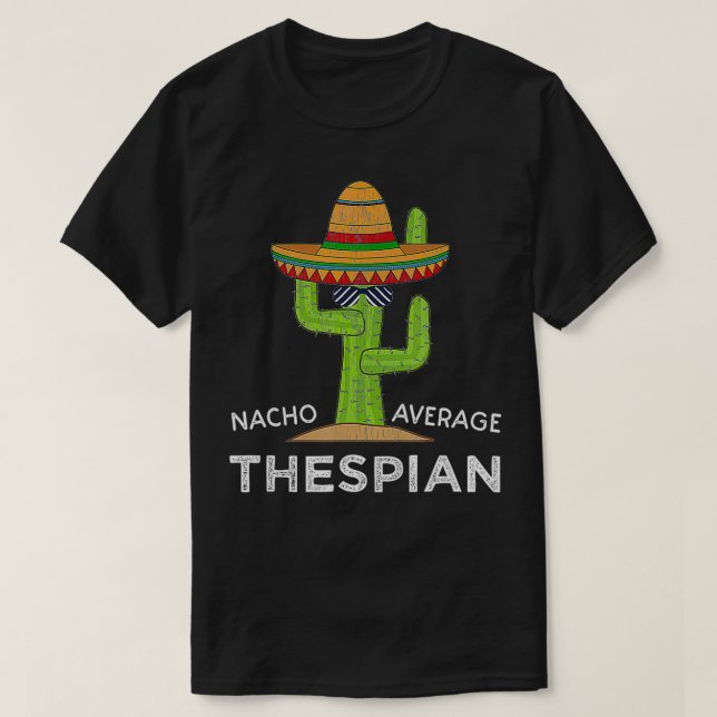 Roligt Superskoj Theater Memay som säger teater T T Shirt (Design framsida)