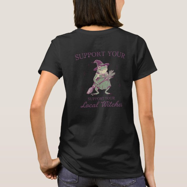 Roligt - support ditt lokala fönster t shirt (Baksida)