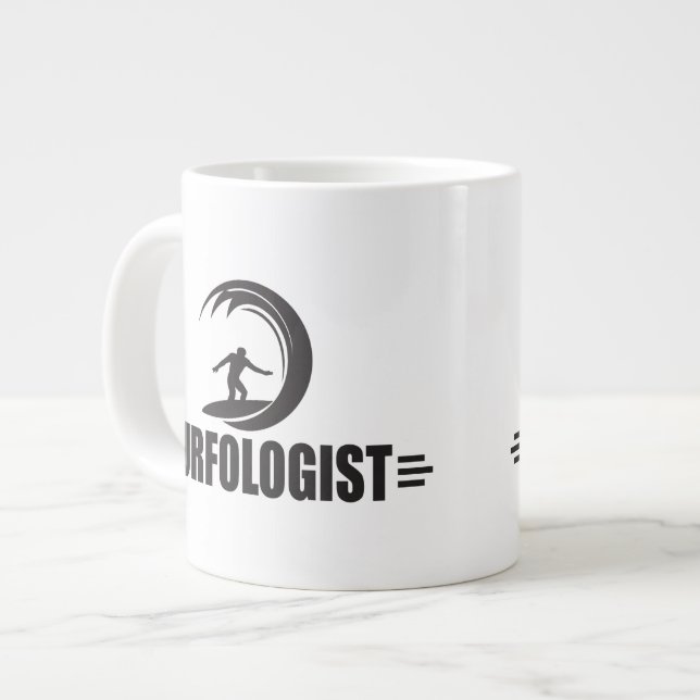 Roligt surfa jumbo mugg (Framsida vänster)