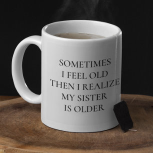 Roligt Syskonpresent till Storasyster Kaffemugg
