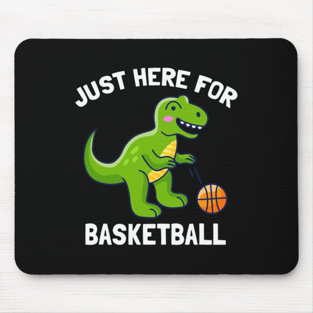 Roligt T-rex just här för basketbolldoktor Musmatta (Framsidan)