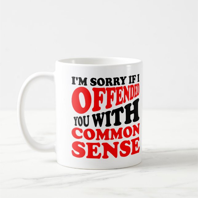 Roligt T-shirt eller Resemugg som Förolämpar Din S Kaffemugg (Vänster)