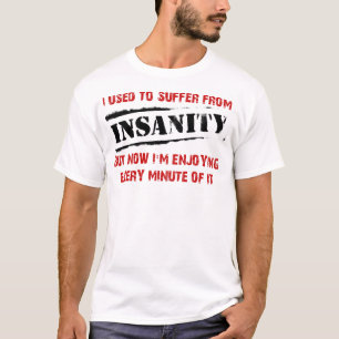 Roligt T-Shirt för Den Galna
