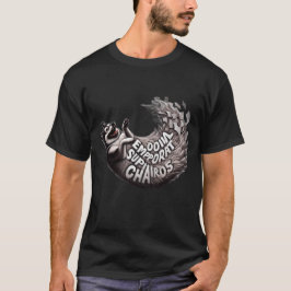 Roligt T-Shirt för Känslomässigt Stödjande Kaos Hu