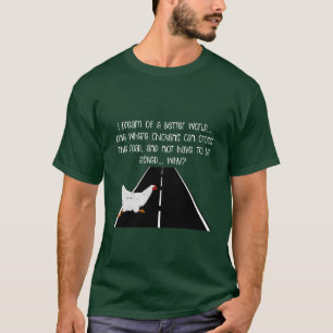 roligt-T varför bli rädd kor vägen? Tee Shirt