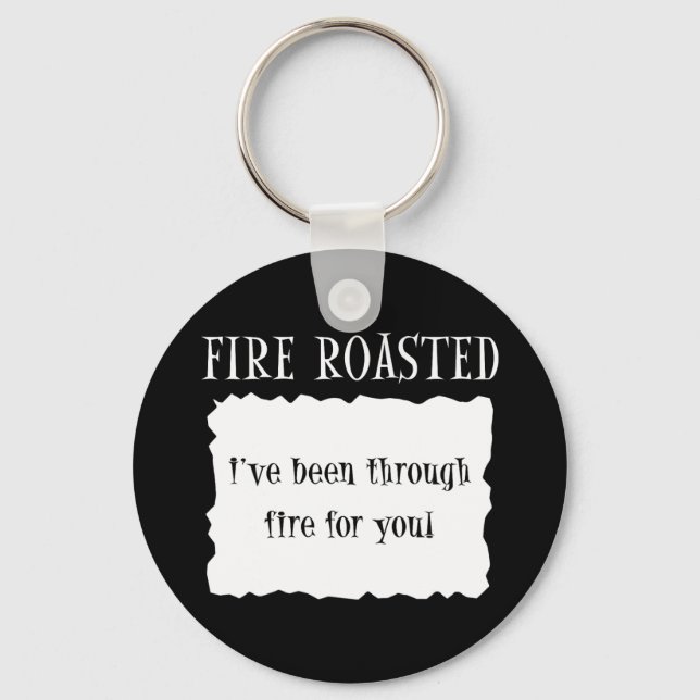 Roligt Taco Sauce Group Halloween Costume Hett Fir Nyckelring (Framsida)