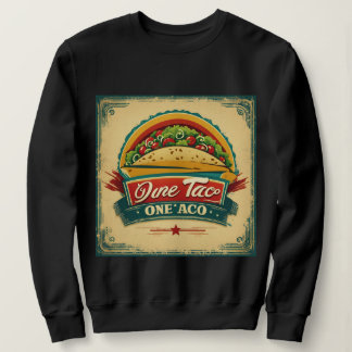 Roligt Taco Sweatshirt for Food Älskare T Shirt
