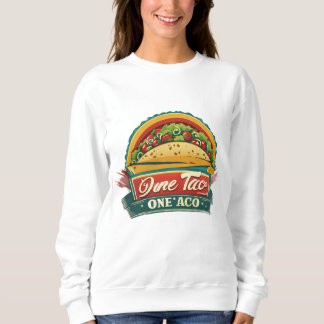 Roligt Taco Sweatshirt for Food Älskare T Shirt