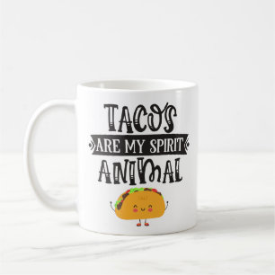 Roligt Tacos är mitt sinnesdjur humoriserat Kaffemugg