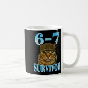 Roligt talesätt 67 Katter Magont Överlevande Katt  Kaffemugg