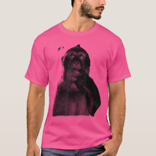 Roligt tänkande apa meme 2YK pojke T Shirt
