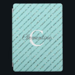 Roligt Teal Turcos Blue Glitter Rand Monogram iPad Pro Skydd<br><div class="desc">Roligt Teal Turcoise Blue Glitter Rand Monogram täcke med turkos teal faux glitter rand och utrymme för ditt anpassningsbar monogram och namn. Enkel att anpassa med text, typsnitt och färg. Skapat av Zazzle pro designer BK Thompson © exklusivt för Cedar och String. Kontakta oss om du behöver hjälp, har frågor...</div>