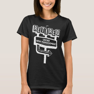 Roligt Tecken Pensionerad Under Ny Ledning Se Hust T Shirt