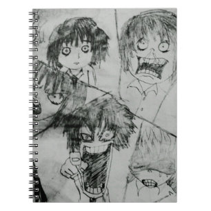 roligt tecknad ansikte ansiktsuttryck anteckningsbok