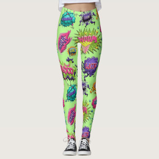 Roligt Tecknad Bubbles Leggings