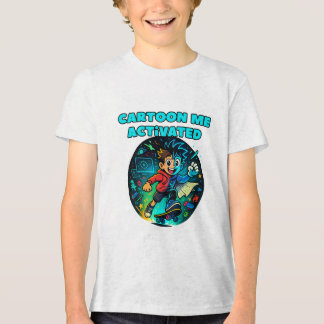 roligt tecknad killskjorta t shirt