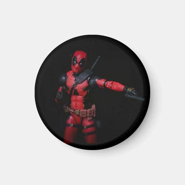 Roligt Tecknad Leksak Fotografi designad Magnet (Framsidan)