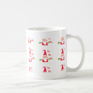 Roligt Tecknad Mouse Santa Collection. Kaffemugg