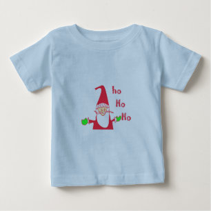 Roligt Tecknad Mouse Santa Ho Ho Ho T-Shirt