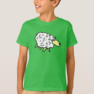 Roligt Tecknad Sheep T Shirt