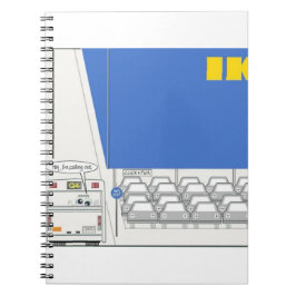 Roligt Tecknad Spiral bärbar dator Anteckningsbok