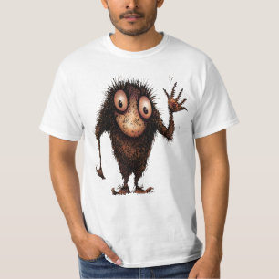 Roligt tecknadtroll tee shirt