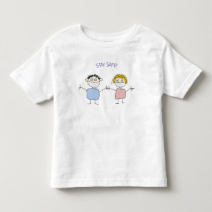ROLIGT TECKNING MÄNNISKOR SOM VÄRDER ANSIKTE MASKS T SHIRT