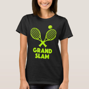 Roligt Tennis Tennis Boll Tennis Top Grand Slam T Shirt