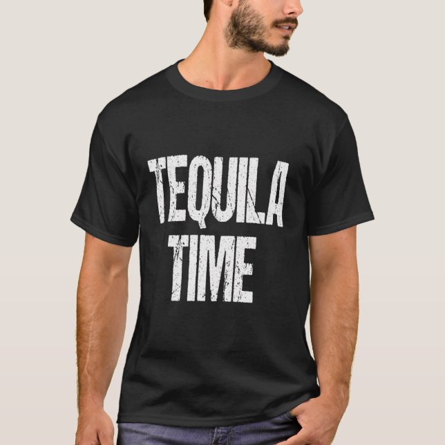 Roligt Tequila Time Margarita Älskare Hawaiian Mex T Shirt (Framsida)