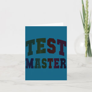 Roligt test mästare testar dag lärarläge på elaF Kort