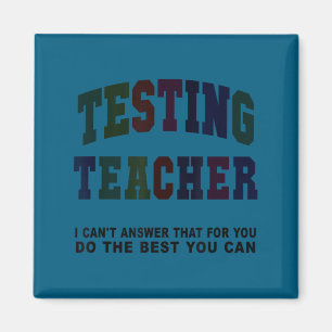 Roligt testande lärare testdag bror matte engelska magnet