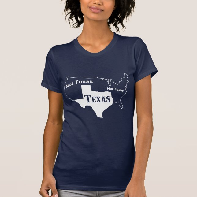 Roligt - Texas inte Texas T-shirt (Framsida)