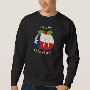 Roligt   TEXTER   Julplommon Pudding T-Shirt Lång Ärmad Tröja