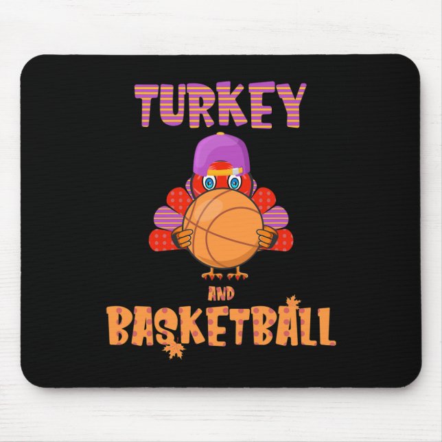 Roligt Thanksgiving Turkiet spelar basketboll Mana Musmatta (Framsidan)